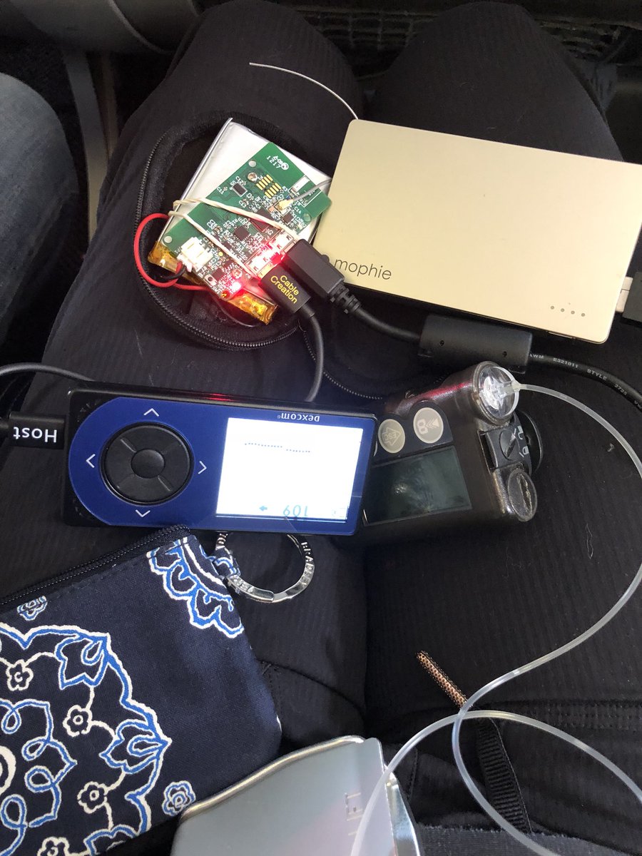 cadiulus's tweet image. All set to try offline looping on a flight. #openAPS #WeAreNotWaiting #havepancreaswilltravel