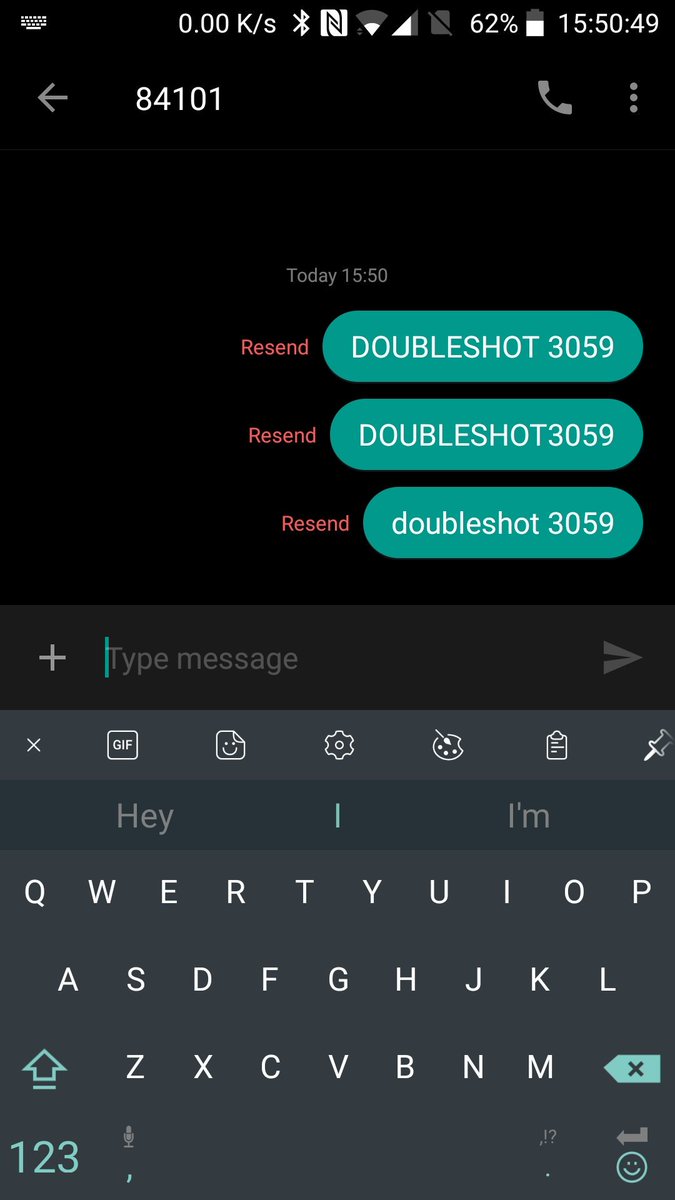 FiveBe11ies's tweet photo. @Starbucks doubleshot promo not accepting my texts? What's up? https://t.co/PHq2Ddduki