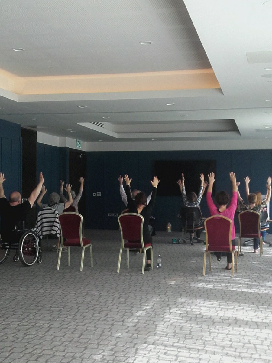 AnnaTeague Chair Yoga ❤❤
#LucanYoga #SpinalInjuriesIreland #StraightAheadIreland #GotYourBackIreland2018