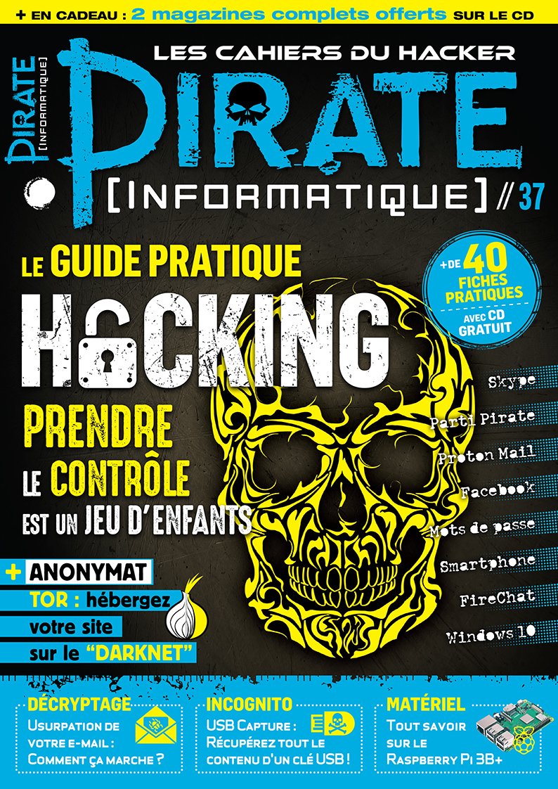 ben_bailleul's tweet photo. Pirate Informatique n°37 est en kiosques ! Merci à Florent du @PartiPirate et à @unmecquicode !
Si vous ne connaissez pas, des articles et des magazines entiers de notre cru sont à télécharger gratuitement ici : https://t.co/i1YyDG5Xpb https://t.co/wNoMVm8Q5w