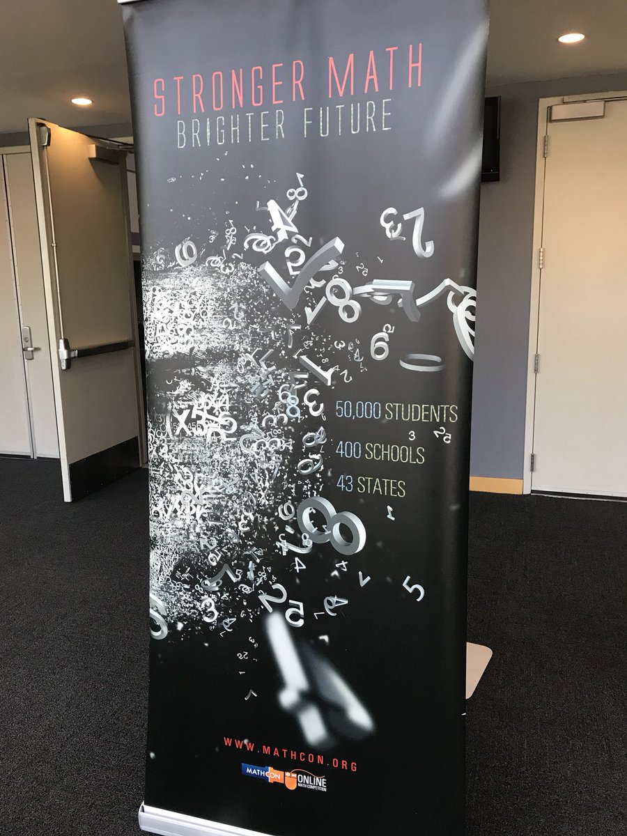 AlgebraAndria's tweet image. 12 LamarCISD students made it to the finals in the #mathcon2018 competition!  They are ready to compete today!