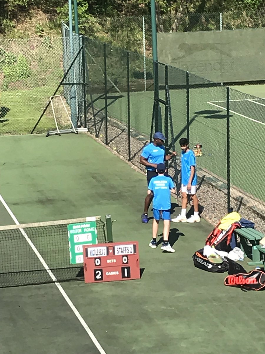 Middlesexlta's tweet photo. @Middlesexlta boys leading 3-1 V Staffordshire! Inspiring 🤔 Team Talk from Shola ahead of the doubles! #CountyCup https://t.co/V91TxfEVLL