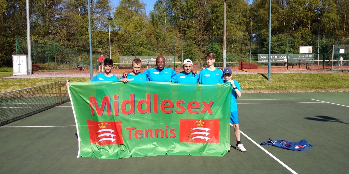 Middlesexlta's tweet photo. @Middlesexlta boys leading 3-1 V Staffordshire! Inspiring 🤔 Team Talk from Shola ahead of the doubles! #CountyCup https://t.co/V91TxfEVLL