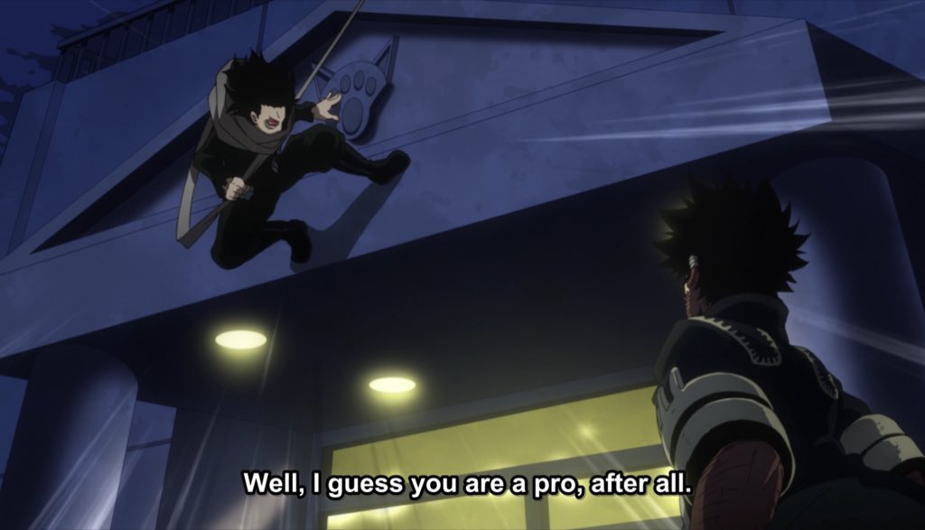 HeavenlySav_'s tweet photo. Dabi clone getting destroyed by eraser head 😭😭 - Episode 43 of My Hero Academia! https://t.co/J6GsTQGHoe