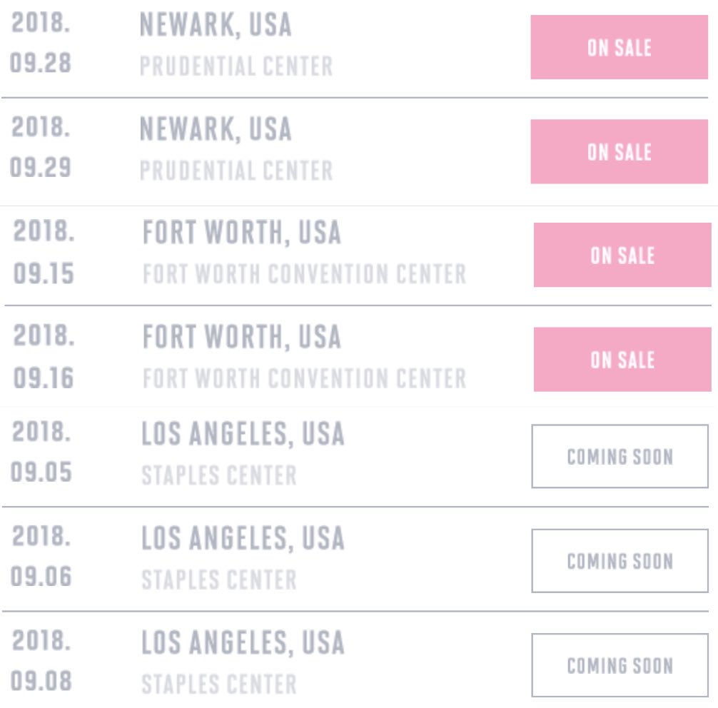 btsanalytics's tweet photo. 'LOVE YOURSELF' world tour ticket sales info 🎫 via @BTS_twt official website:

→ https://t.co/c58p5hXoCA

Tickets for L.A. shows will go on sale in less than 2 hours (10:00AM Local Time) https://t.co/9QAIroHBZ6