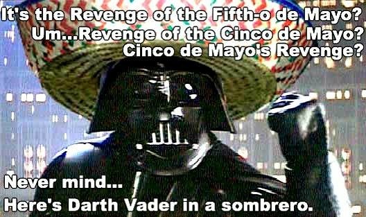 Have a safe and fun #revengeofthefifth and #CincoDeMayo my pregnant ass will be relaxing and eating a lot of guacamole and not wearing star wars anything since they don't make #jabbathehutt sized clothes