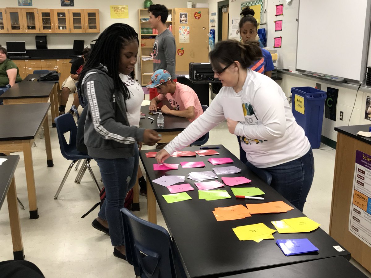 DeLeon_HSMath's tweet photo. Having fun with Algebra EOC relays @NISDHolmes @NISDSecMath https://t.co/kS7i0sgLPU