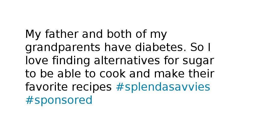 Celeste_Barstad's tweet photo. What has your experience with diabetes been like? #splendasavvies #sponsored https://t.co/niKR08KOlu