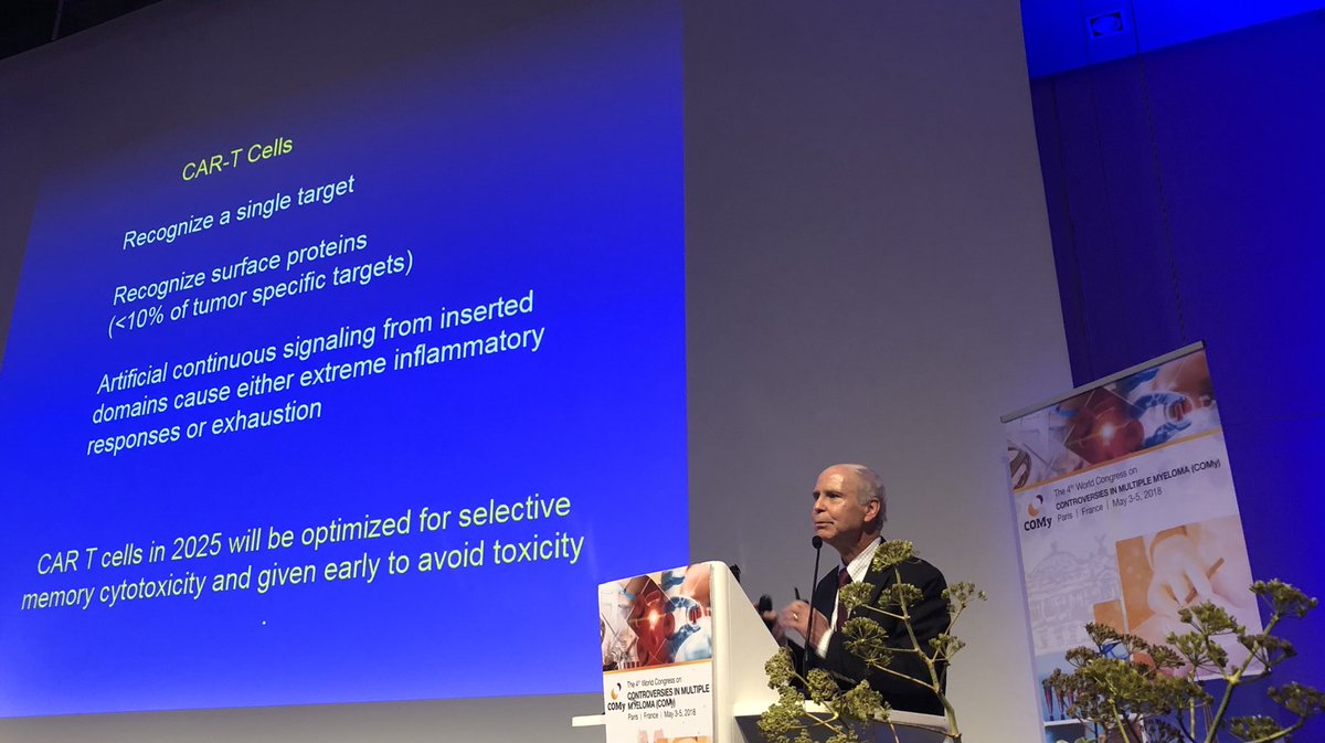 VincentRK's tweet photo. Ken Anderson @DanaFarber giving a great closing lecture at #COMy18 on his predictions for “Myeloma in 2025” @Mohty_EBMT https://t.co/LUQMpMCZJK