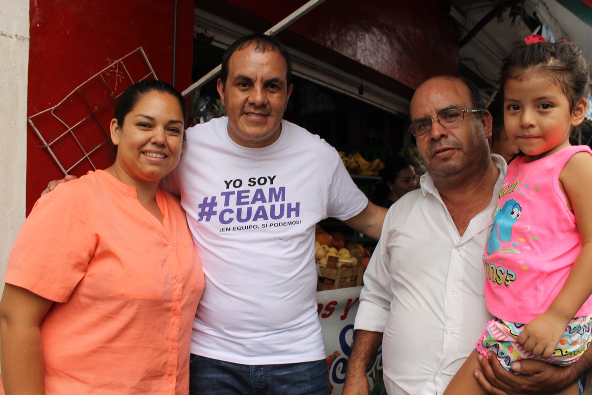 Rescatemos los valores, la familia es lo más importante para nosotros, seguimos escuchando a los morelenses y agradecemos las muestras de cariño para nuestro candidato Cuauhtémoc Blanco.

#JuntosHaremosHistoria