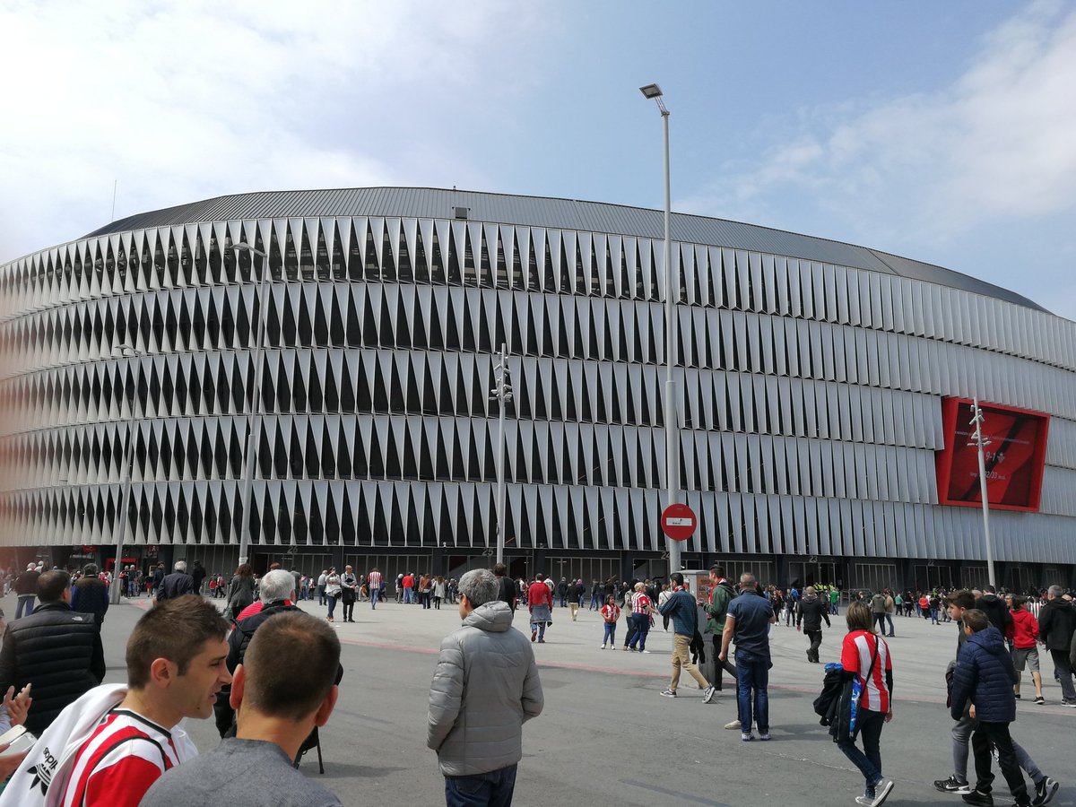 Luxsky2's tweet photo. Kleiner Jubiläumsground heute        Athletic Bilbao - Betis Sevilla #Groundhopping #Ground #4hundert #Bilbao #Betis #Sevilla #AthleticRealBetis #SanMamés https://t.co/eg6ZSfg9iw