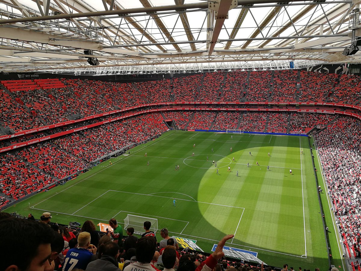 Luxsky2's tweet photo. Kleiner Jubiläumsground heute        Athletic Bilbao - Betis Sevilla #Groundhopping #Ground #4hundert #Bilbao #Betis #Sevilla #AthleticRealBetis #SanMamés https://t.co/eg6ZSfg9iw