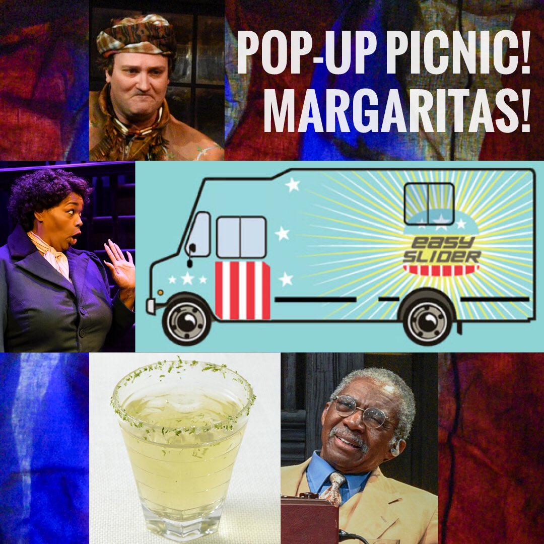 DallasTheater's tweet photo. Head out to the Kalita Humphreys Theater this afternoon to see the matinee of #DTCSamHouston and enjoy lunch from the Easy Slider food truck! It’s a pop-up picnic! https://t.co/dwDPdojdYN