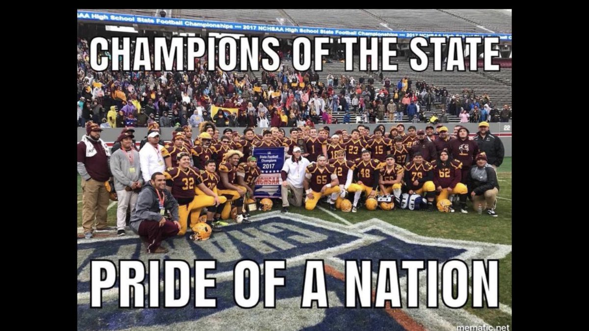 ChrisMintzNC's tweet photo. One last tweet cause I love this picture #cheeokee #bychoice #cherokeenation #football #nc https://t.co/7WqXjAmzh2