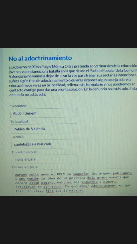 SantsPedra's tweet photo. Nosaltres ja hem participat a la campanya del PP https://t.co/SM98kVxsLZ