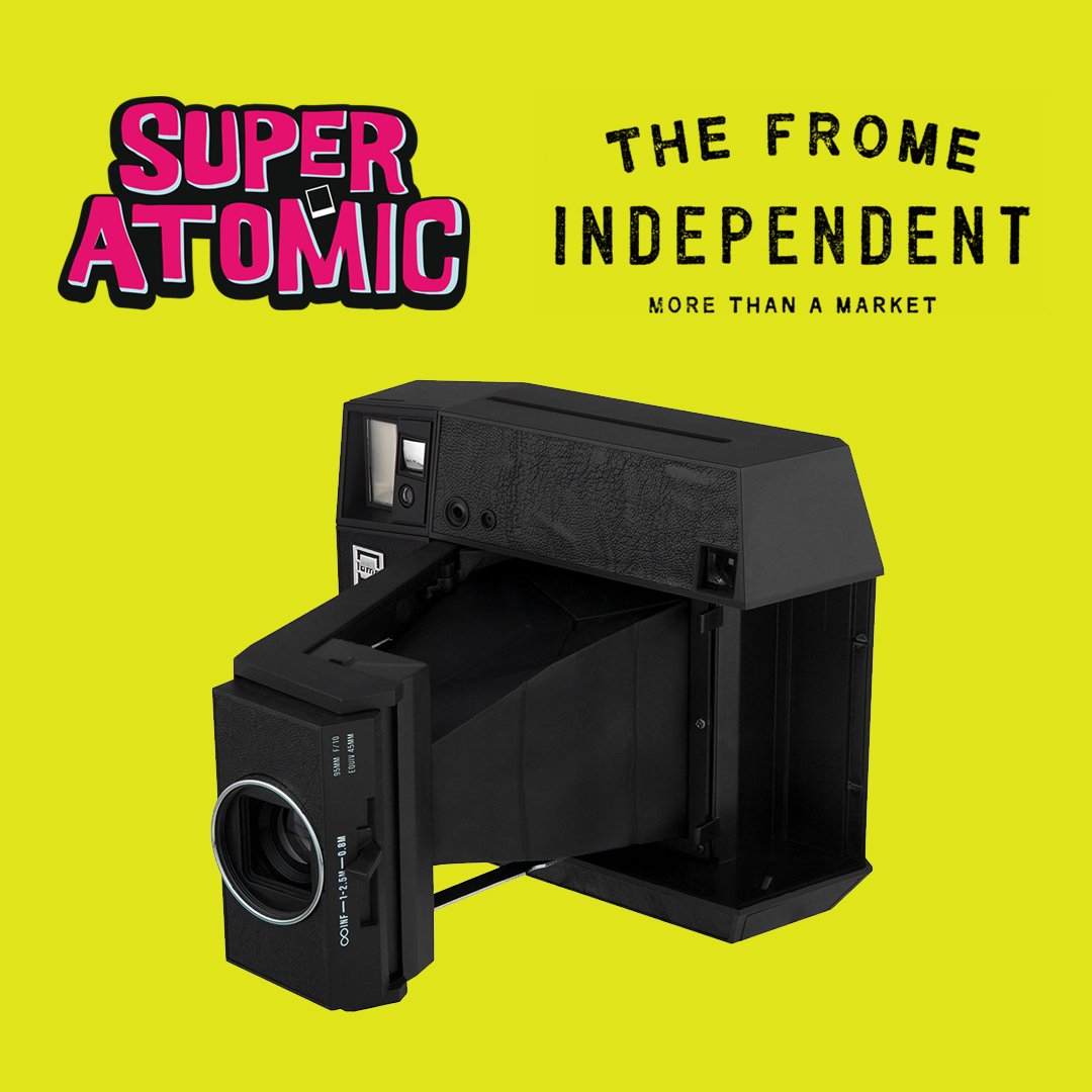 SuperAtomic_'s tweet photo. Come and see us at the Frome Independent Market tomorrow. We have the new super cool Lomo Square Instant camera +  vintage Polaroid cameras and instant film @morethanamarket #frome #instantfilm #instantcamera https://t.co/VWT8UKifkF