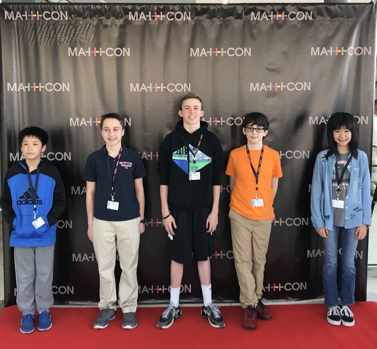 MaureenRadday's tweet image. Some of Miller Place’s Finest. #MathCON2018