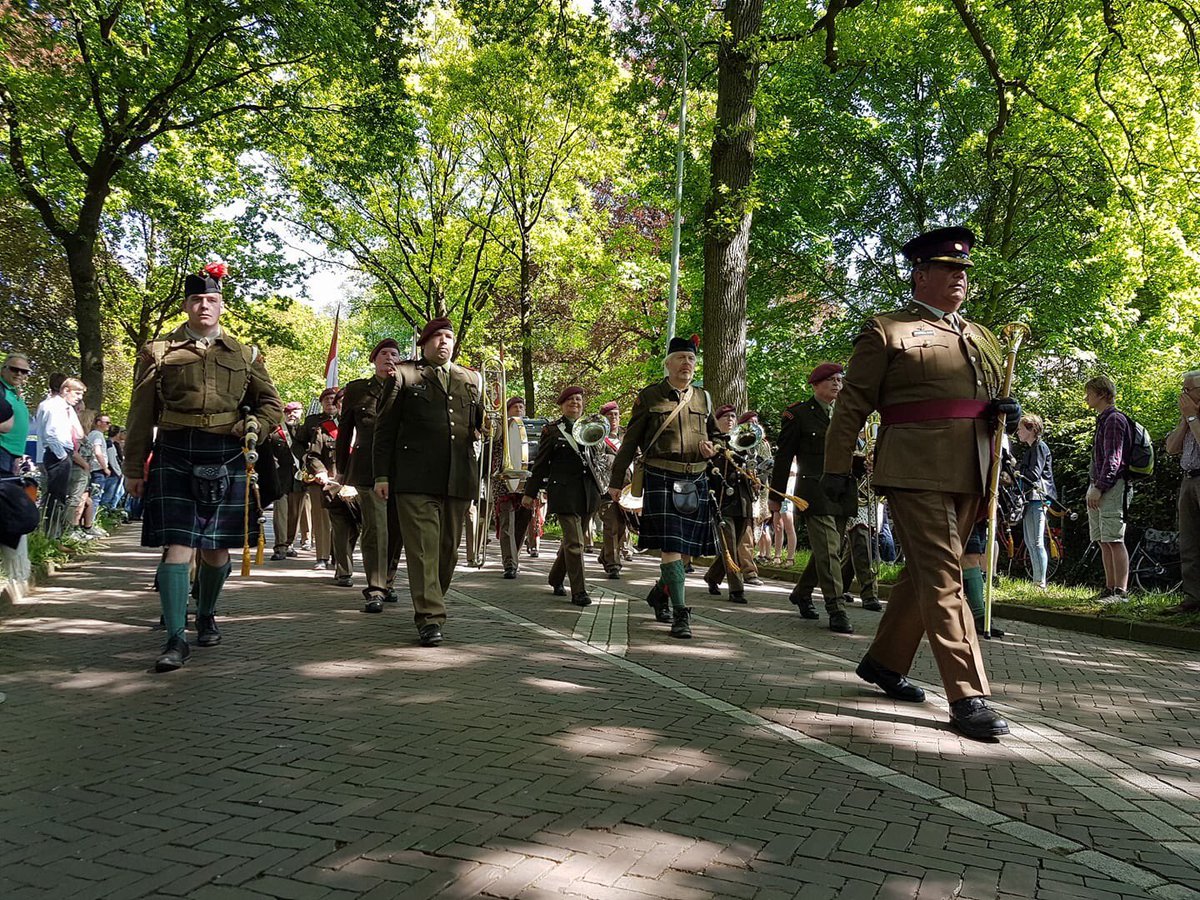 Vanmiddag in #Wageningen deelgenomen aan het #bevrijdingsdefilé.
