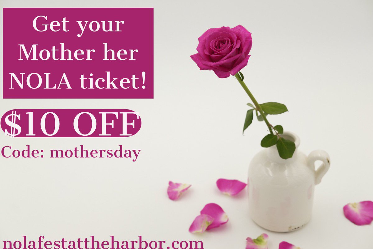 DCwhatsnew's tweet image. Treat her to the NOLA festival! Get her ticket! #nola #useourcode #nationalharbor #food #fun