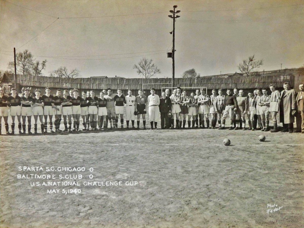 soccerreform's tweet photo. 78 years ago today in @opencup:
@ChicagoSparta v #BaltimoreSC https://t.co/slrMf7F70k