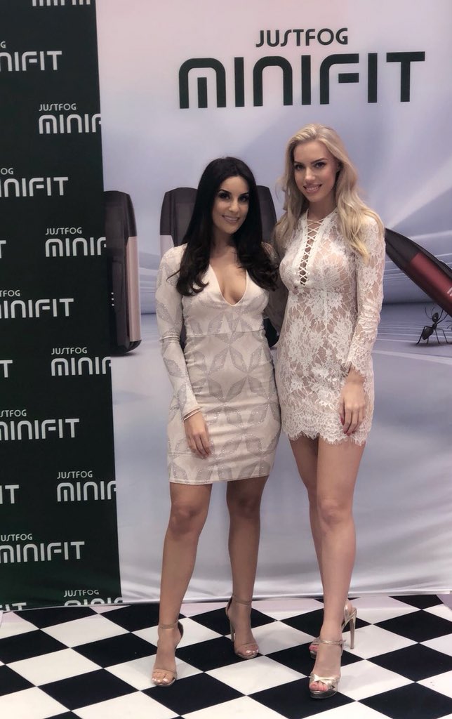 Trash_models's tweet photo. Emily &amp; Amber looking outstanding at @NEC vape show @JUSTFOG00 &amp; great work from our videographer Will and Photographer Ollie  #teamtrash #trashmodels https://t.co/IT93CTgC24