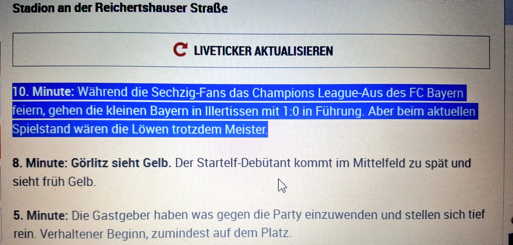 GeMeHass's tweet photo. Vierte Liga, zwei Stadtderbys verloren und sich dennoch trauen sowas zu singen.😂

Bestätigt meine Theorie: ihr seids keine Löwen, sondern einfach AntiBayern-Fans... #Abschaum #OhneUnsHättetIhrSchonLangKeinBockMehr #MünchenIstRot #fcpm60 #Minderwertigkeitskomplexe https://t.co/e0ubMTyeJl