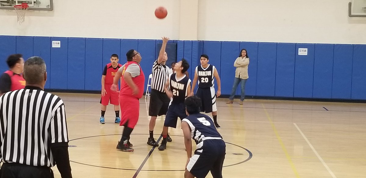 The first game has tipped-off at the So Cal Deaf/Hard of Hearing #DHH Basketball Tournament! 🏀⛹️‍♂️

Two legendary <a href="/LASchools/">Los Angeles Unified</a> teams are facing off: <a href="/MarltonSchool/">Marlton School LAUSD</a> and <a href="/TaftCharter/">Taft Charter High</a>. GO MARLTON EAGLES!

@LAUSD_LDWest #ASL #DeafEd #DeafSports #DeafAthletes #publicschools