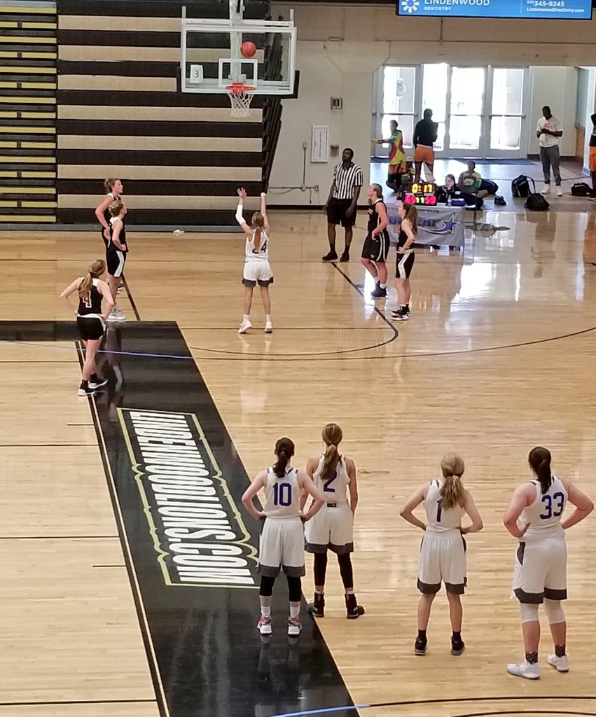 YL_Morlan's tweet photo. 22-22 at half, 59-59 at the end of regulation, 67-63 WIN!! 

Game 1✔ https://t.co/WkmbGqPmHC