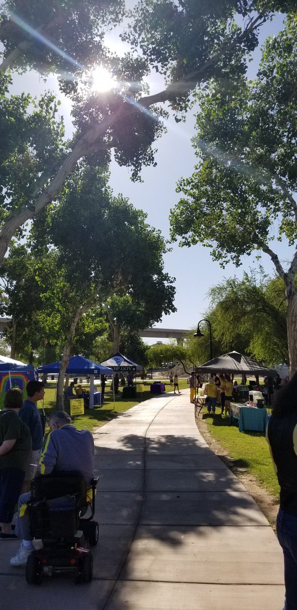 MayorNicholls's tweet photo. Yellow Ribbon Event - Suicide Prevention Walk going on now at Gateway Park. Come join us. https://t.co/ZfV1mN4FQx