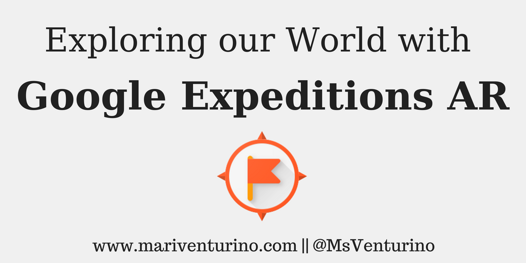 MsVenturino's tweet photo. New post!! --> We hosted the Google Expeditions AR Pioneer program at our school, and our students and teachers were engaged and curious! Such a cool experience for our whole school! https://t.co/nCeTH7iucl 
#suhsd #caedchat #edchat #BetterTogetherCA #scichat #ngsschat https://t.co/l3SVTaVqDu