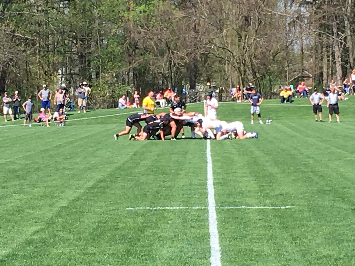 PennStrength's tweet photo. PENN RUGBY up early over LaSalette in the Prestigious Midwest Boys Rugby Championships!!! #OnePennOneGoal https://t.co/VplGEz1vnF