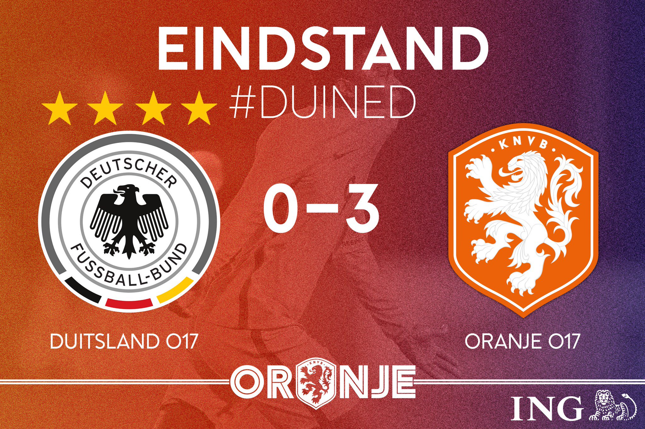 OnsOranje on Twitter: "Oranje onder 17 wint de eerste wedstrijd op het