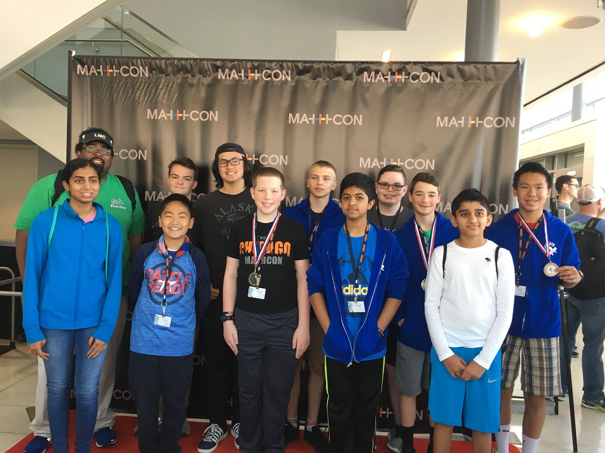 noneuclidean73's tweet photo. LNC mathletes ready for MathCON! #LNCPride #MathCON2018 https://t.co/SGHibDQzbM
