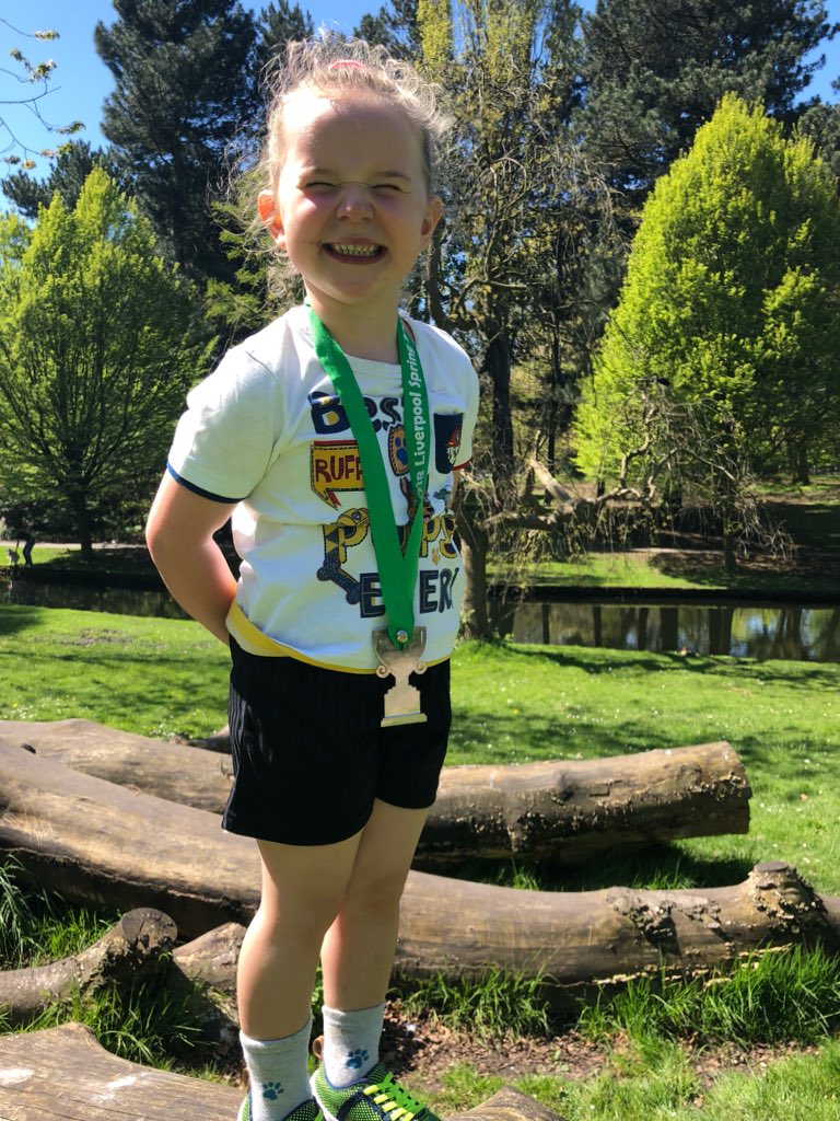 collegeflunky's tweet photo. So proud off my little superhero today #Spring1k #SeftonPark #inspiring #runningdads #prouddad #Liverpool https://t.co/l8U4aBEOlw