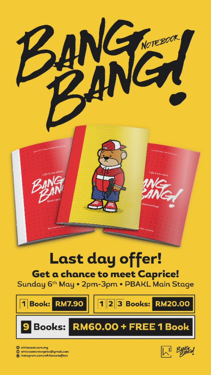 Whitecoat Group On Twitter Last Day Offer Get A Chance To Meet Caprice Time 2 3 Pm Sunday Place Pbakl Main Stage Buy 3 Books Only Rm20