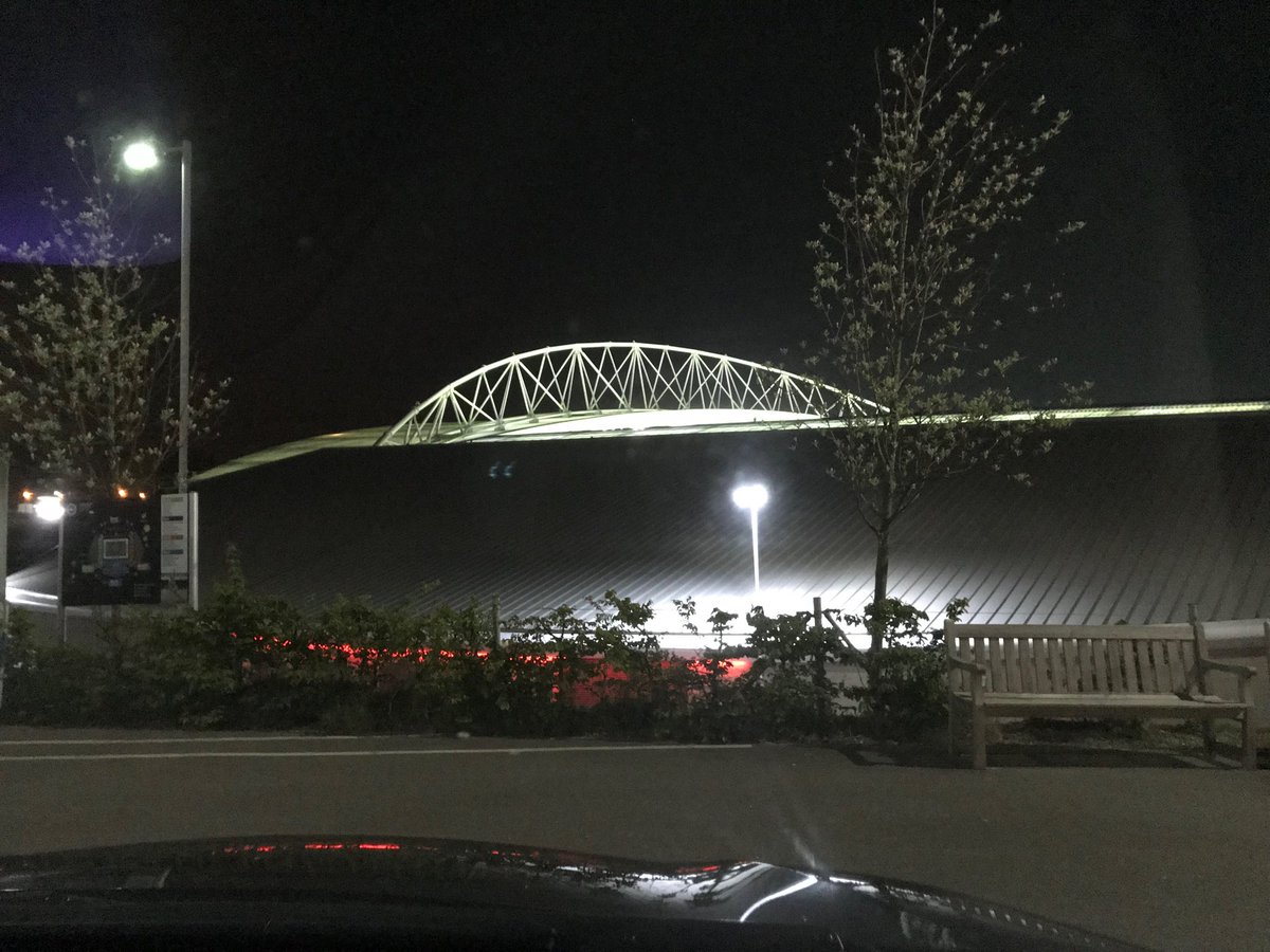 LindaPenn's tweet image. The Amex Stadium taken at 1:00 am whilst I was waiting for Geoff. #amex #football #whereWeBeatManUtdOneNil