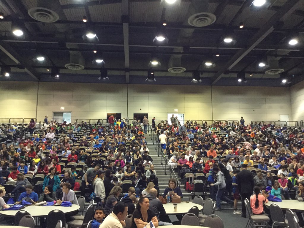MathCON's tweet image. Look at this beautiful crowd! Are you hyped for #MathCON2018???