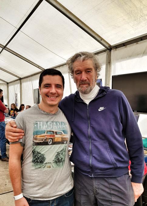 ZedsArcade's tweet photo. It was awesome to meet The Blackfish (Clive Russell) from #GameOfThrones at the Gibraltar International Comic Con 2018 @GibIntComicCon 

#GoT #Blackfish #Gibraltar #ComicCon #Cast #Actor #Legend https://t.co/hpU4oucyFS