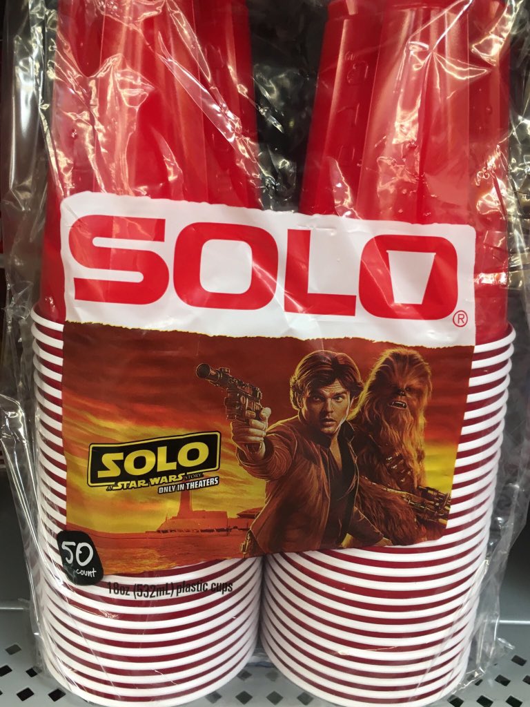 Movie_Comlink's tweet photo. #SoloAStarWarsStory #starwars Solo release weekend
- family breakfast at Denny’s
- Solo family showing set for 5/26, 10am (wife opted out this time, poodoo)
- get some Solo cups
- play Sabacc card game
How will you #Solobrate? https://t.co/3j6b9f2HvS