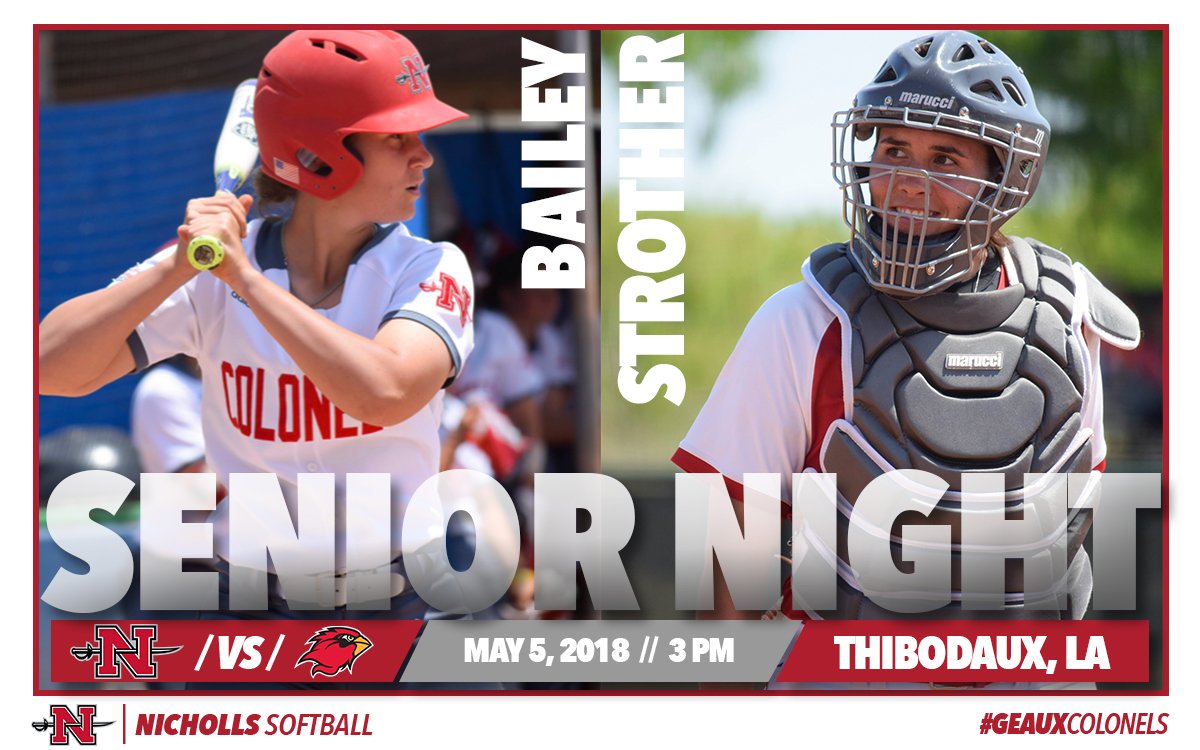 SoftballIncJS's tweet photo. IT'S GAMEDAY!! The season finale is here! Join us at Swanner Field, and cheer the Colonels on to victory on Senior Day!

VS LAMAR
📍 THIBODAUX, LA
🕖 3 PM

STATS: https://t.co/pYQJnSUiPk

#GeauxColonels #RespectTheGrind https://t.co/4xSIUDMcNl