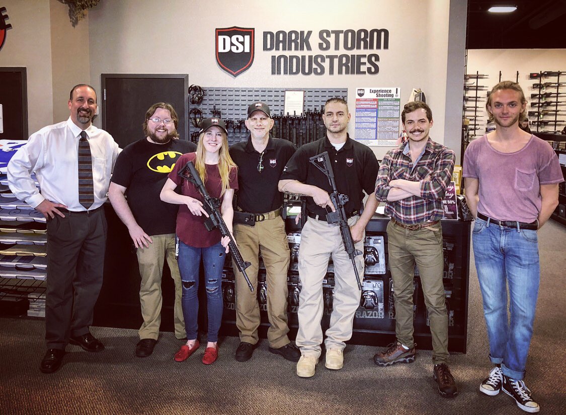 Sarah_sah_sass's tweet image. wrapped my feature film yesterday at Dark Storm Industries and got to fire off some rounds with a DS-15! #ds15 #silentenvyproductions #dsi #darkstormindustries #onlocation #menagerie #sarahmartin #filmfam