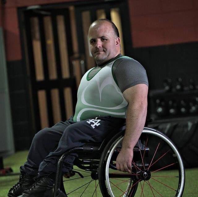 Last class of the day is the brilliant Christopher O’Connor who is teaching a para-fit class at #GotYourBackIreland2018 Christopher is a wheelchair user &amp; a fitness instructor who teaches at @NatSportsCampus He teaches classes for all abilities! #spinalinjuriesireland