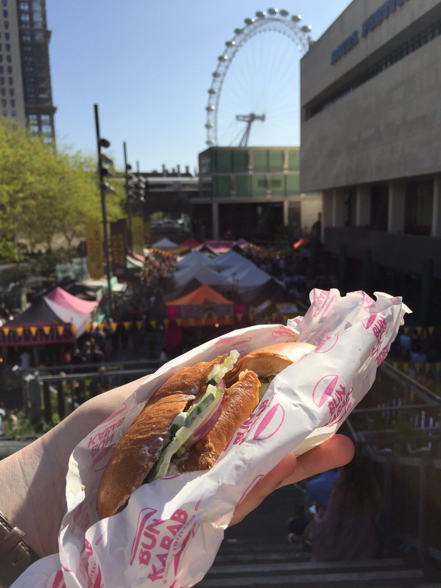 <a href="/empressmktldn/">EmpressMarket</a> smashing it at <a href="/KERB_/">KERB</a>  <a href="/southbankcentre/">Southbank Centre</a> . Bun kebabs are the way forward!