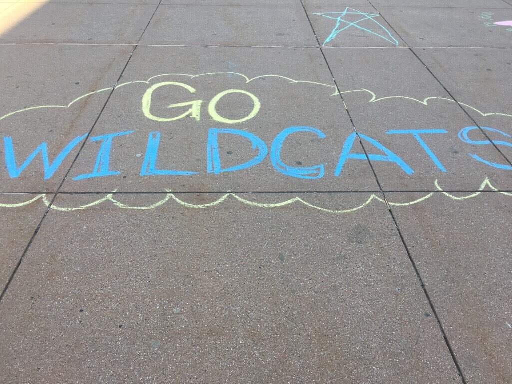 shenderson574's tweet photo. Today as Mrs. Scott &amp; Mrs. Murphy were walking out of Saturday School,  they found this in front of @SBRileyhigh #GoWildCats #I💙💛 #ProudPrincipal https://t.co/iRT1CL0y6r