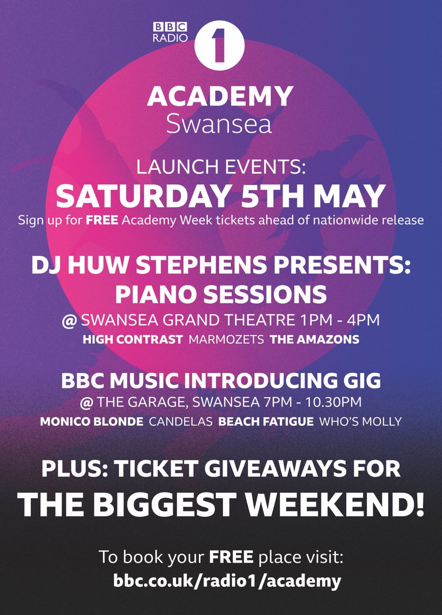 AbbieAbbiemac's tweet image. 👋🏼 People of Swansea!! 🚨

Yours truly is hosting &amp;amp; DJing this @bbcintroducing gig tonight, 4 awesome bands are playing &amp;amp; it’s free! 

Get involved! 💃🏻🍻