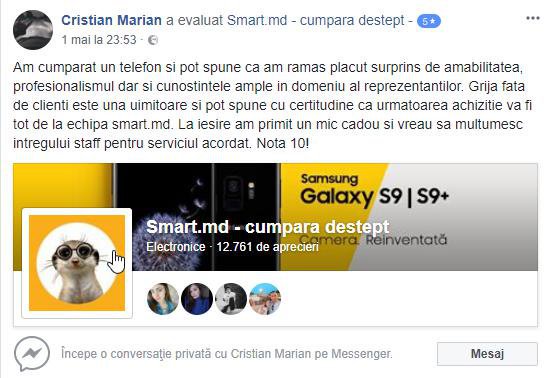 SmartMoldova's tweet photo. Mulțumirea voastră e fericirea noastră <3
Suntem recunoscători pentru toate recenziile vostre, ele ne ajută să fim mai buni și să ne simțim cei mai buni!
Vă mulțumim! <3 https://t.co/ICer6Qq4Nd