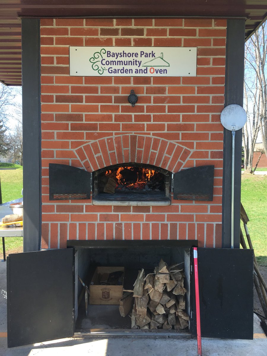 Beautiful day for baking #bread in Bayshore Park!
