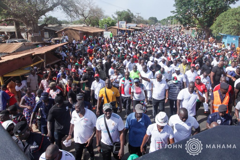 JDMahama's tweet image. Participated in the 9th edition of the Unity Walk in Bolga. Thanks to the LOC and people of Bolga for the love.