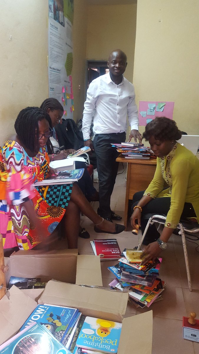 NinaForgwe's tweet photo. We are sorting out books! Books on adult literacy, core sciences, literature, General Knowledge and more. Providing #Books4Prisons & 4 violent offenders are neccessary for #peacebuilding Join us in at #Buea #Bamenda & #Kumba prisons so together we can change lives! #CS4Peace https://t.co/YanoIIrDhv