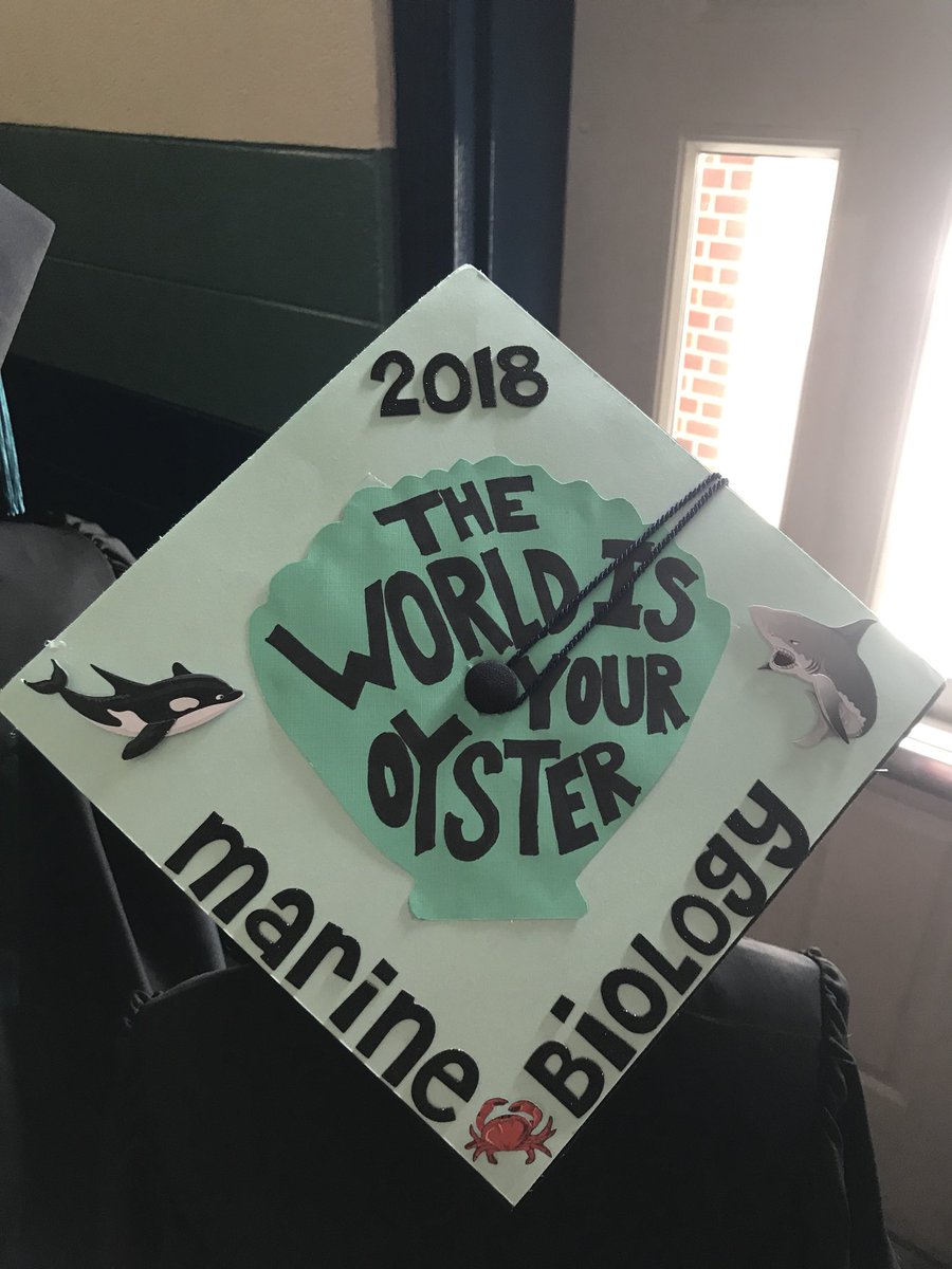 DarrowE's tweet photo. Congrats @UNCW_CAS Biology &amp; Marine Biology students. The world is your #oyster! Wishing you all the best, smarties! @cjbenny14 https://t.co/WdWhbW36ds